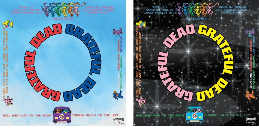 Grateful Dead x Bespoke Mahjong DOUBLE-SIDED MAT - SUNSHINE TO STARLIGHT