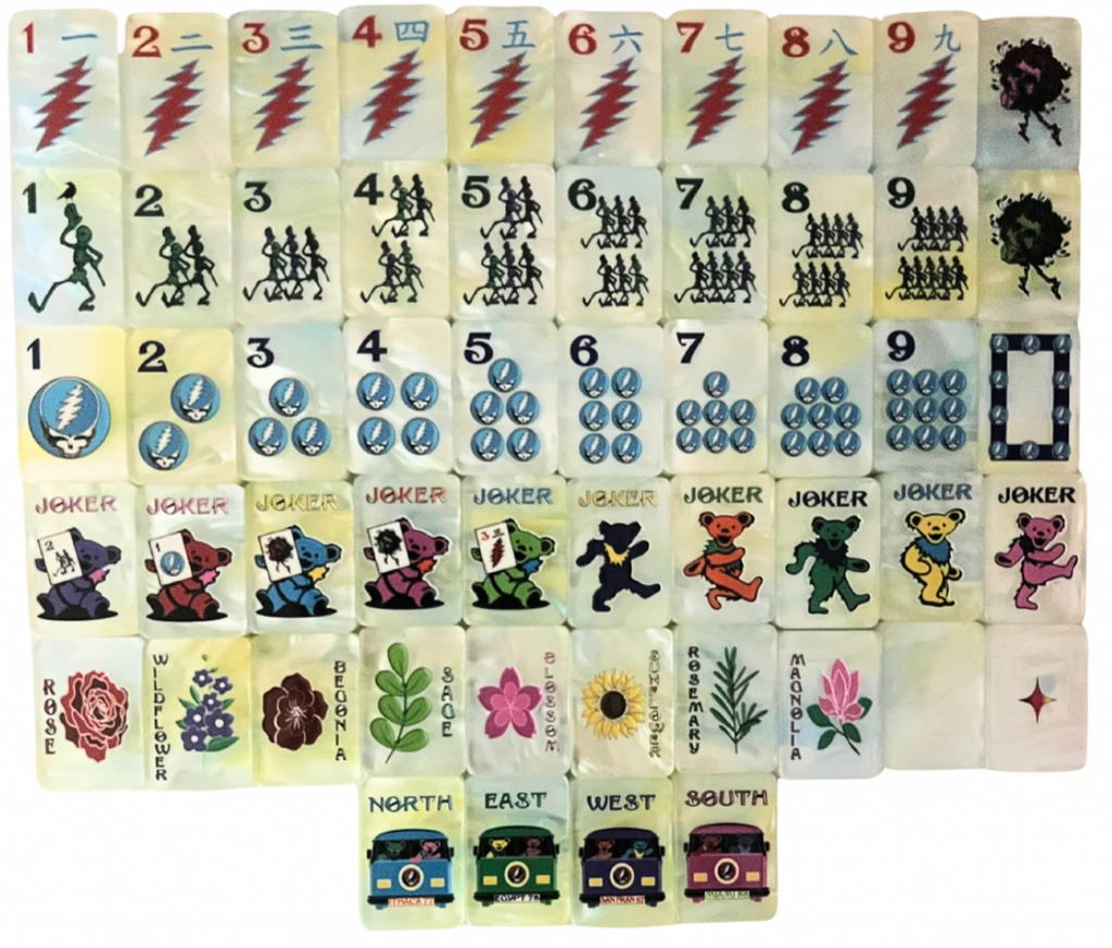 Grateful Dead x Bespoke Mahjong - SUNSHINE DAYDREAM TIE DYE PEARL