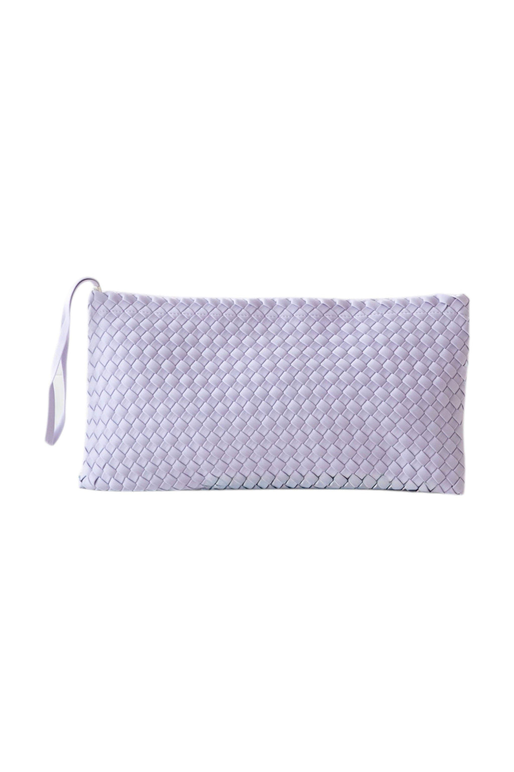 Woven Mahjong Tile Bag: Teal