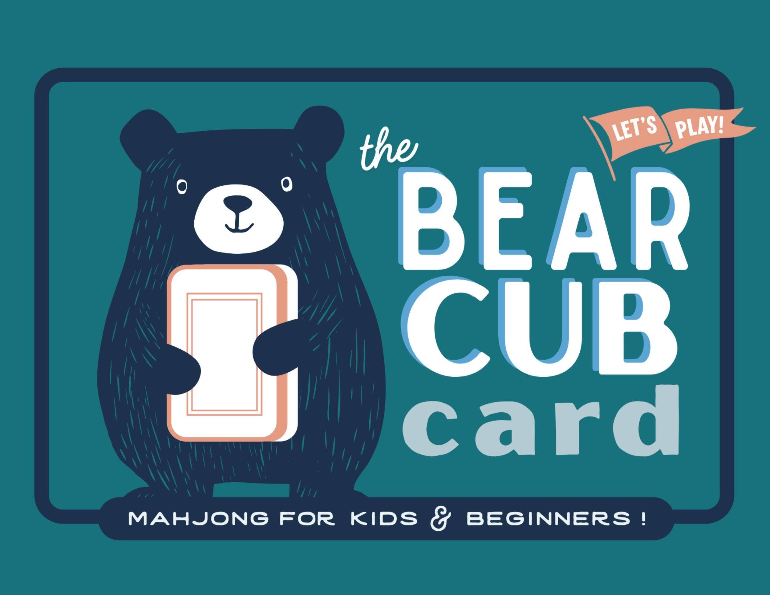 The Bear Cub Card: Mahjong for Kids and Beginners!