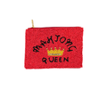 Ladies Fully Beaded Mah Jong Queen Themed Coin Purse
