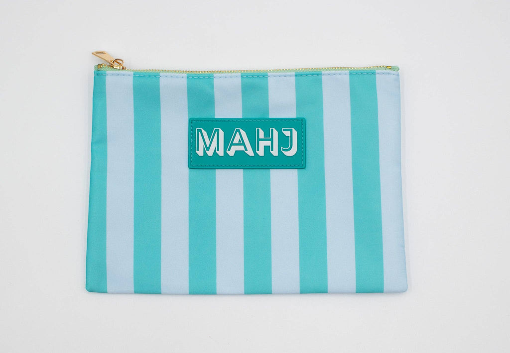Premium Mahjong Card & Accessory Bag: Arrows- Purple Card & Accessory Bag