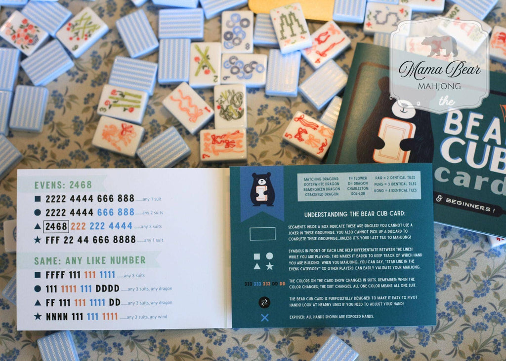 The Bear Cub Card: Mahjong for Kids and Beginners!