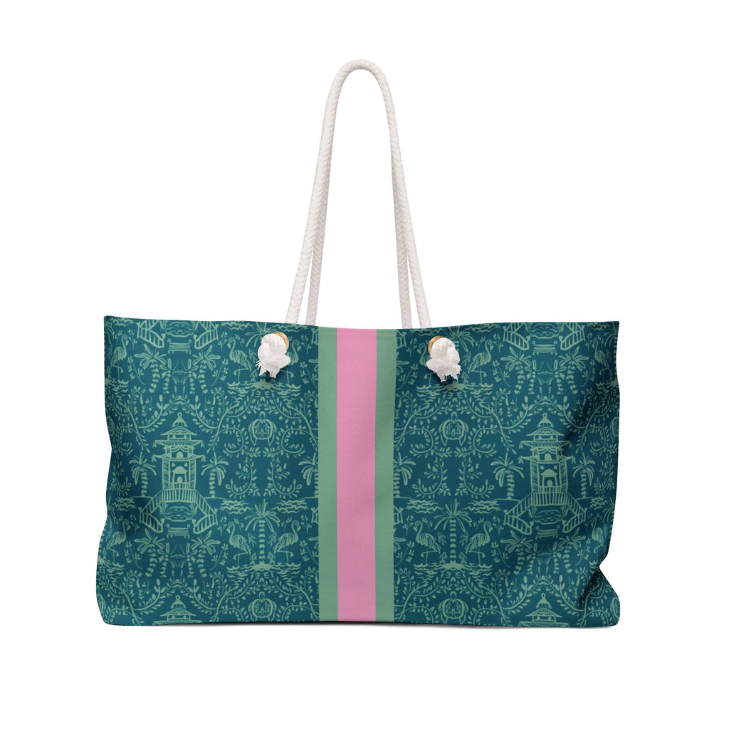 Britt Mills Mahjong Tote Bags: Chinoiserie Palms
