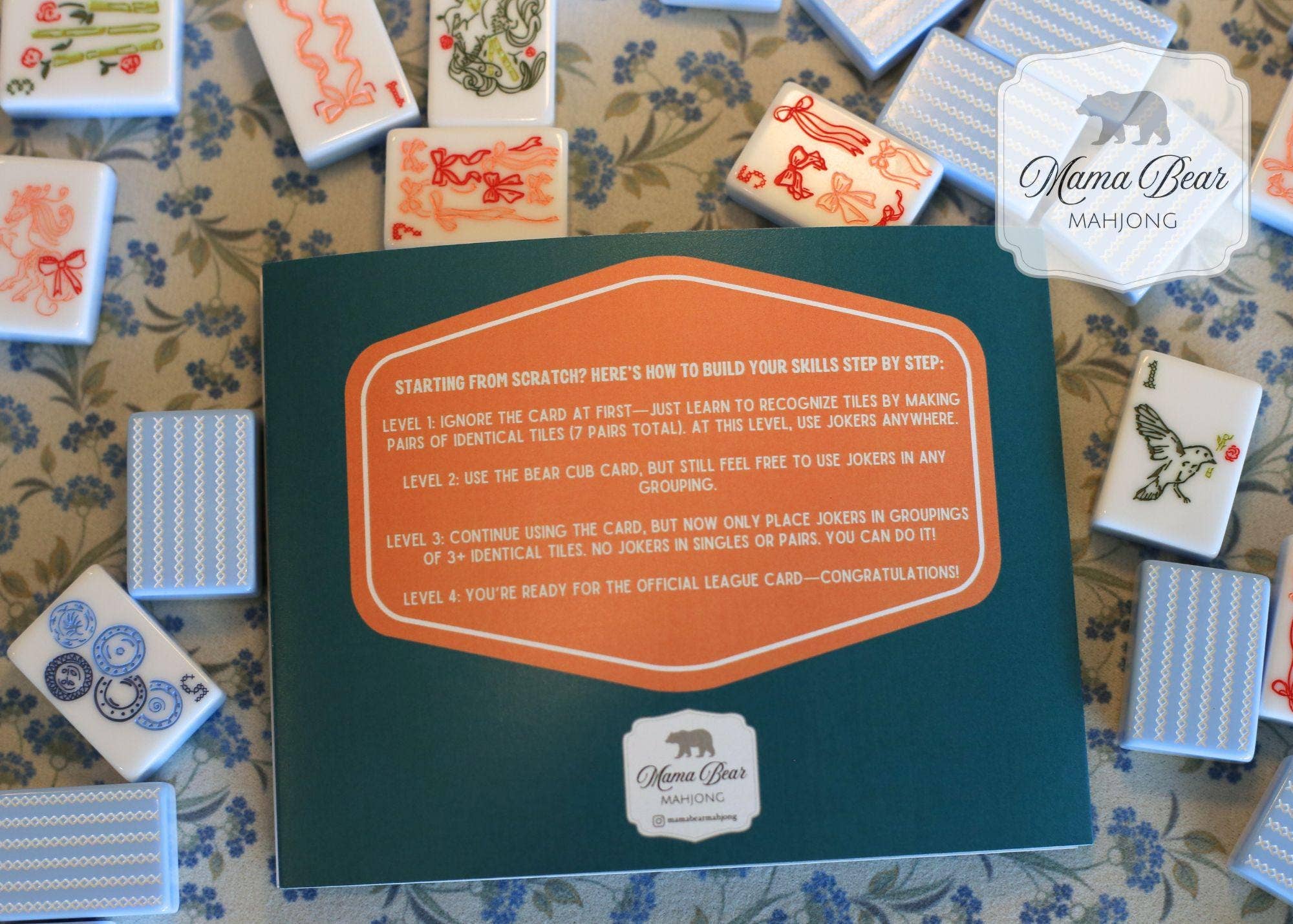 The Bear Cub Card: Mahjong for Kids and Beginners!