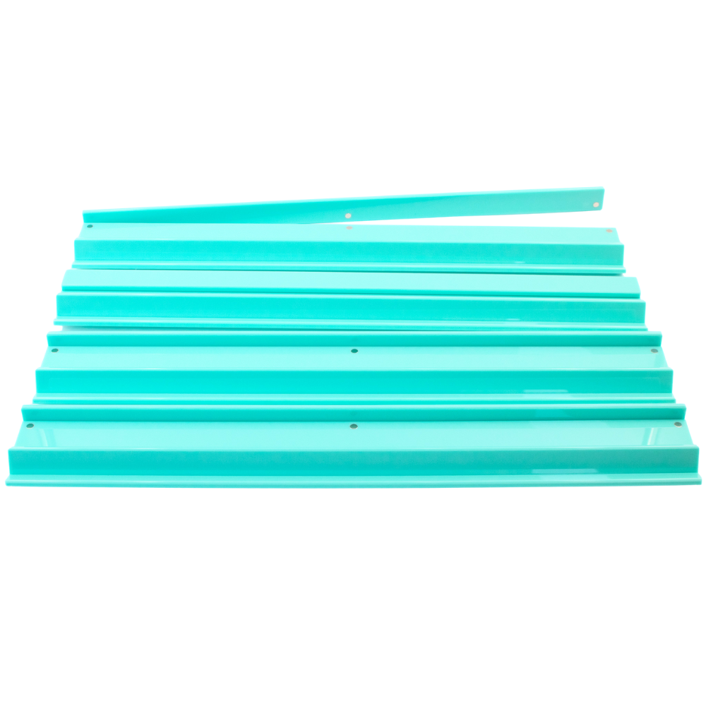 MAHJONG RACKS MFM | Premium Acrylic | 4 Racks + 4 Pushers: Solid Macaron Pink
