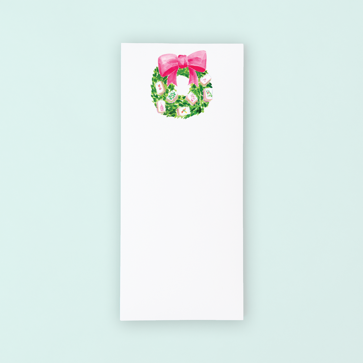 Mahjong Wreath List Pad