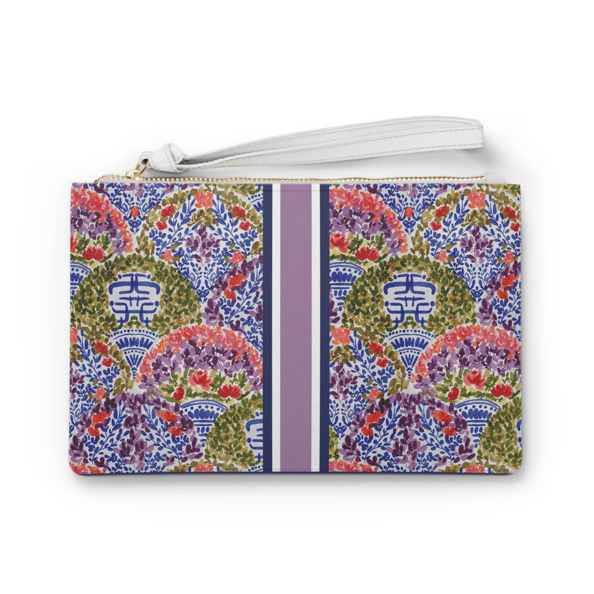 Britt Mills Mahjong Card Pouch (Faux-Leather): Palm Beach