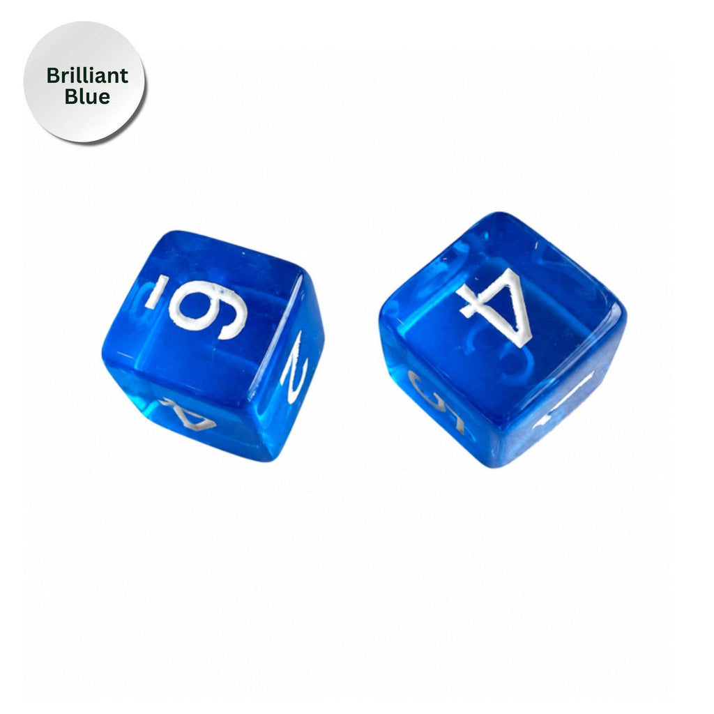 Colorful Jelly Translucent Mahjong Dice Gift Ready : Electric Lime