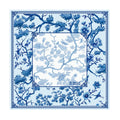 Chinoiserie Bleu Mahjong Mat - Rackit