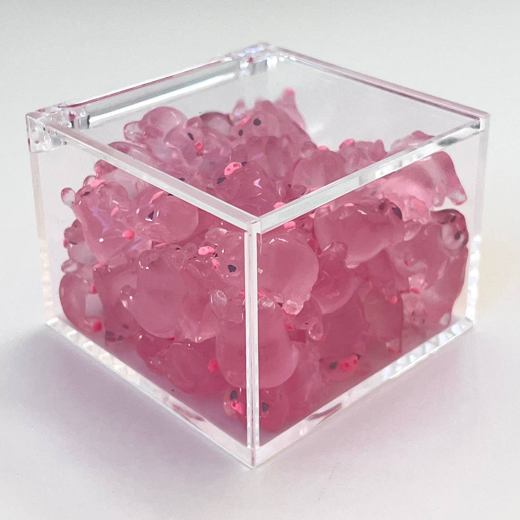 Pink Piggy Miniature Figurines