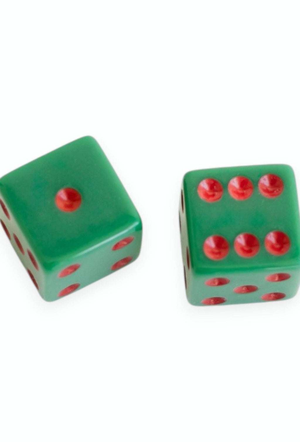 Dice (set of 2): Navy with Light Pink