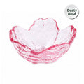 Glass Flower Dice Holder for Mahjong – Mahjong Accessory : Dusty Rose
