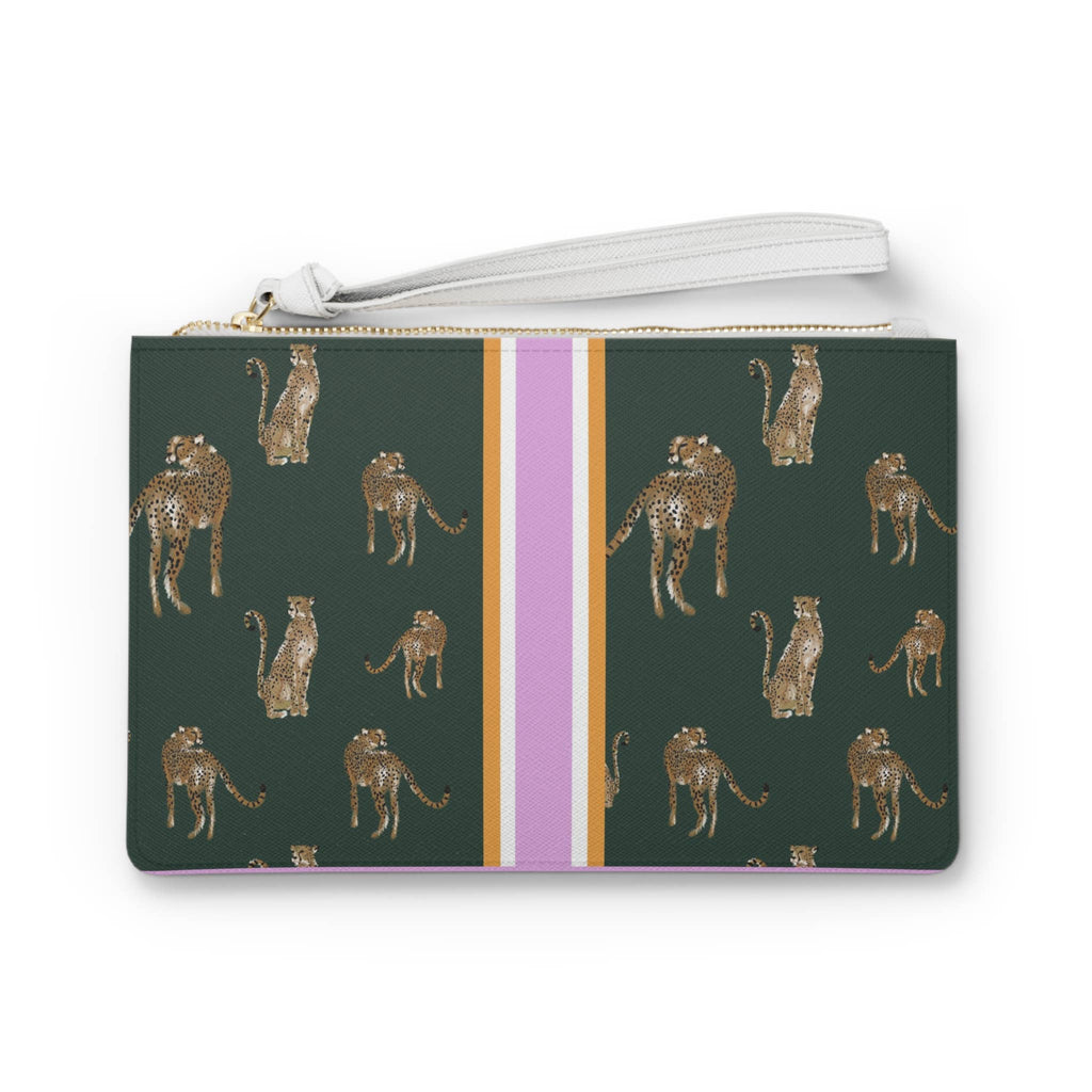 Britt Mills Mahjong Card Pouch (Faux-Leather): Palm Beach Teal