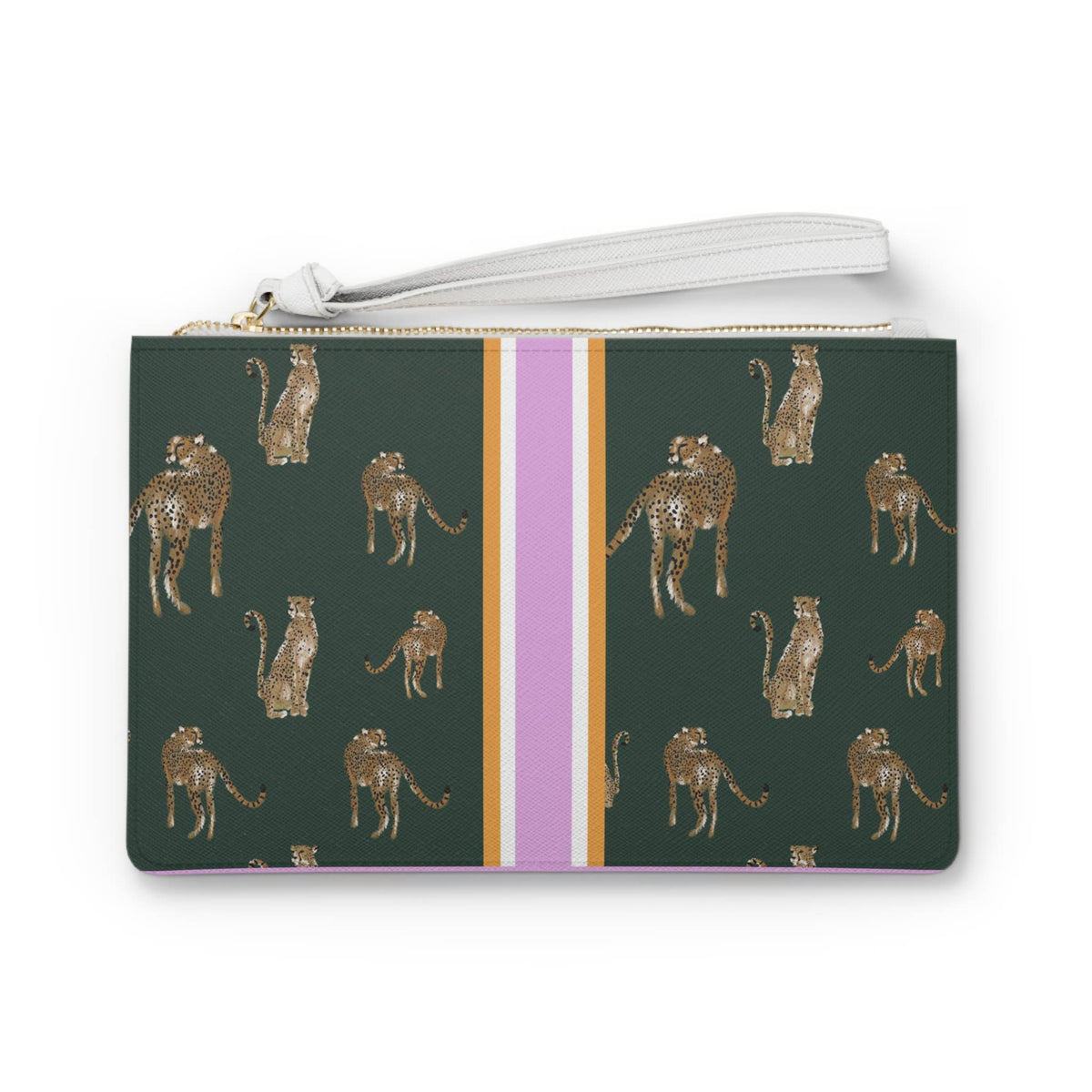 Britt Mills Mahjong Card Pouch (Faux-Leather): Palm Beach