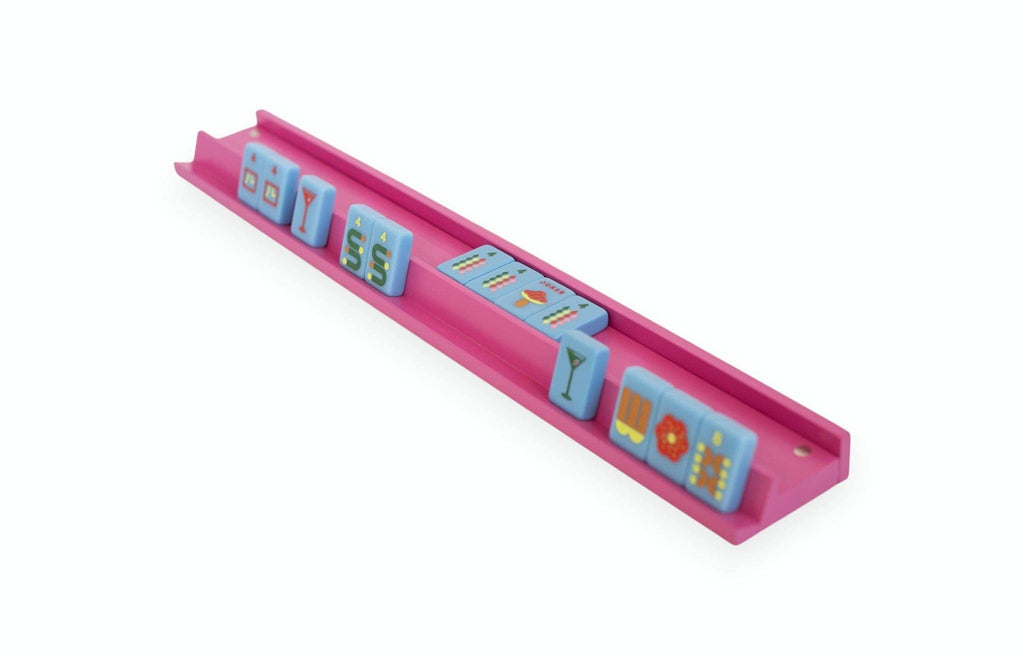 Mahjong Racks & Pushers (Set of 4): Light Pink