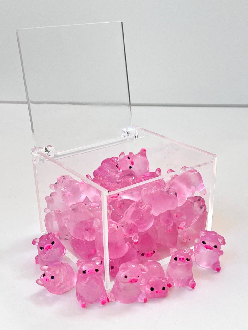 Pink Piggy Miniature Figurines