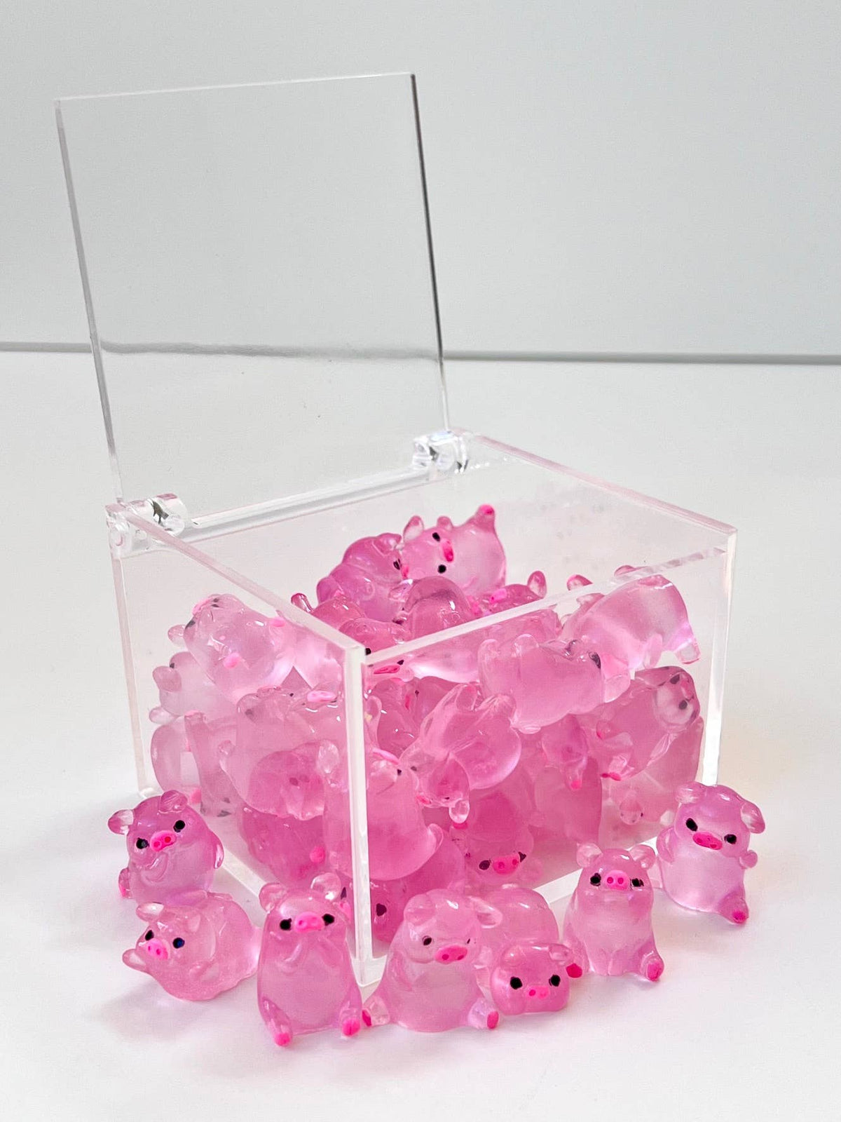 Pink Piggy Miniature Figurines