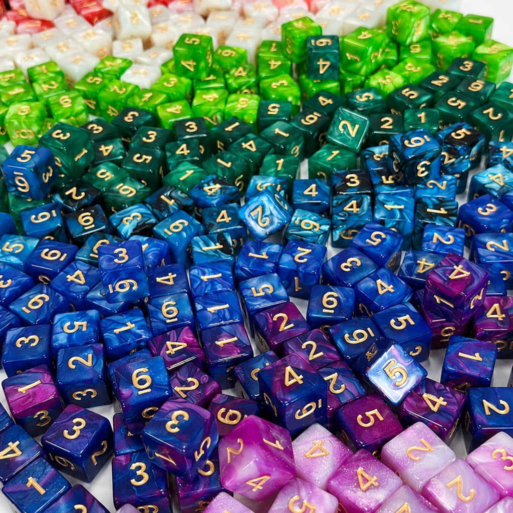 Pearl Dice Mahjong Specialty Dice Gift Ready: Jasper