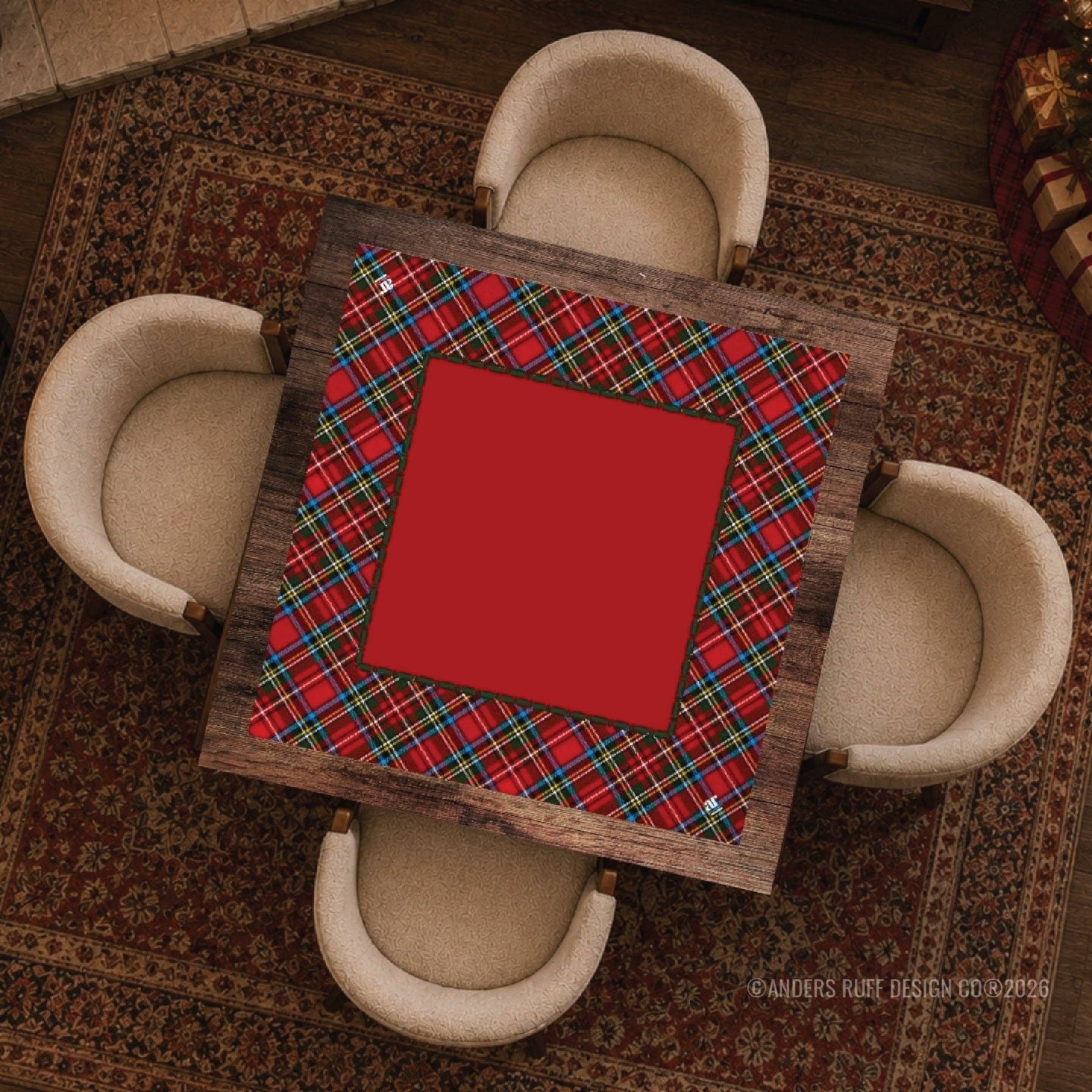 Tartan Tidings Mahjong Mat