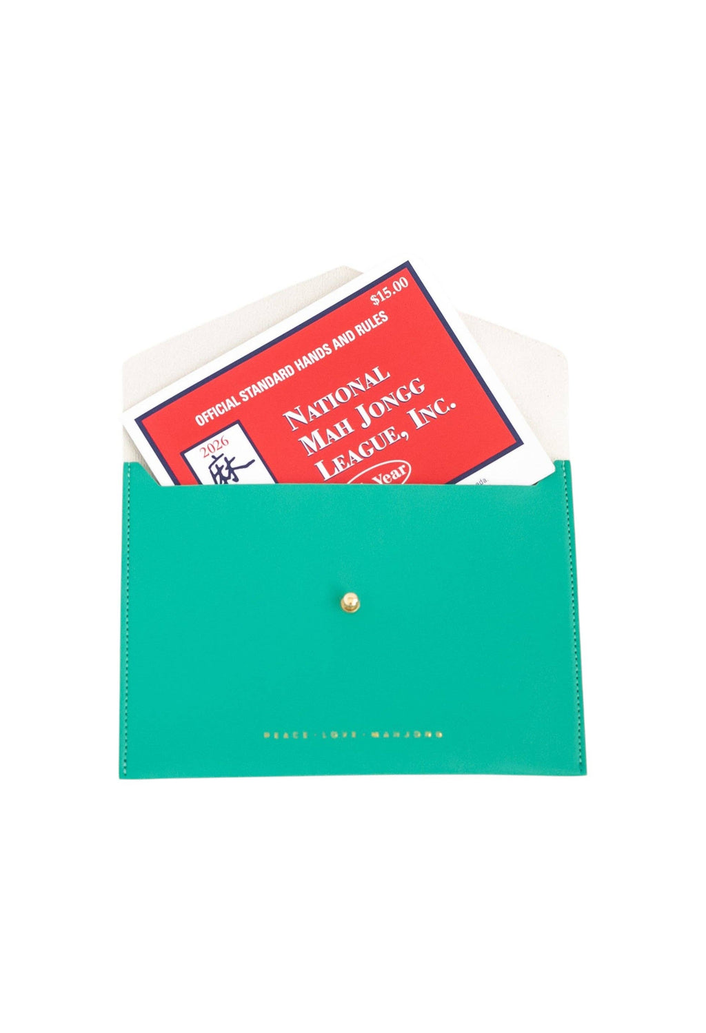 Card Clutch: Navy Blue - Large Size