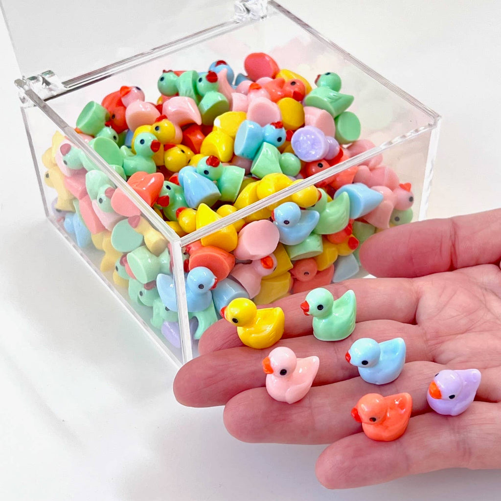 Little Colorful Ducks Miniature Figurines
