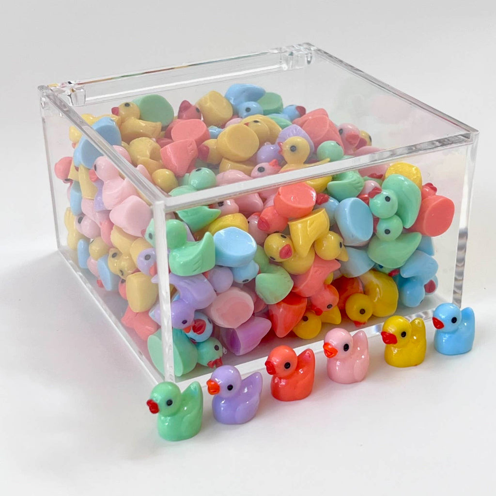 Little Colorful Ducks Miniature Figurines