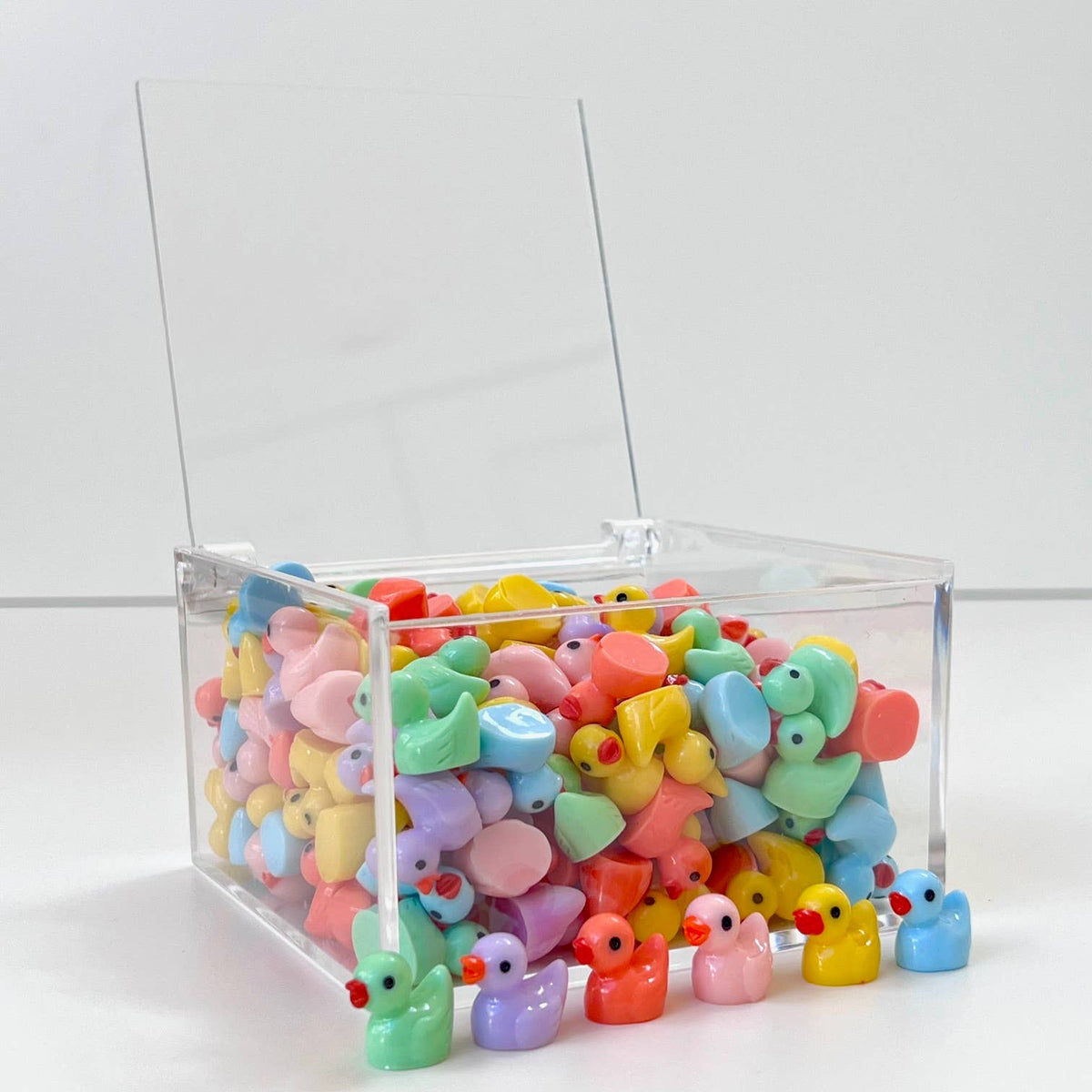 Little Colorful Ducks Miniature Figurines