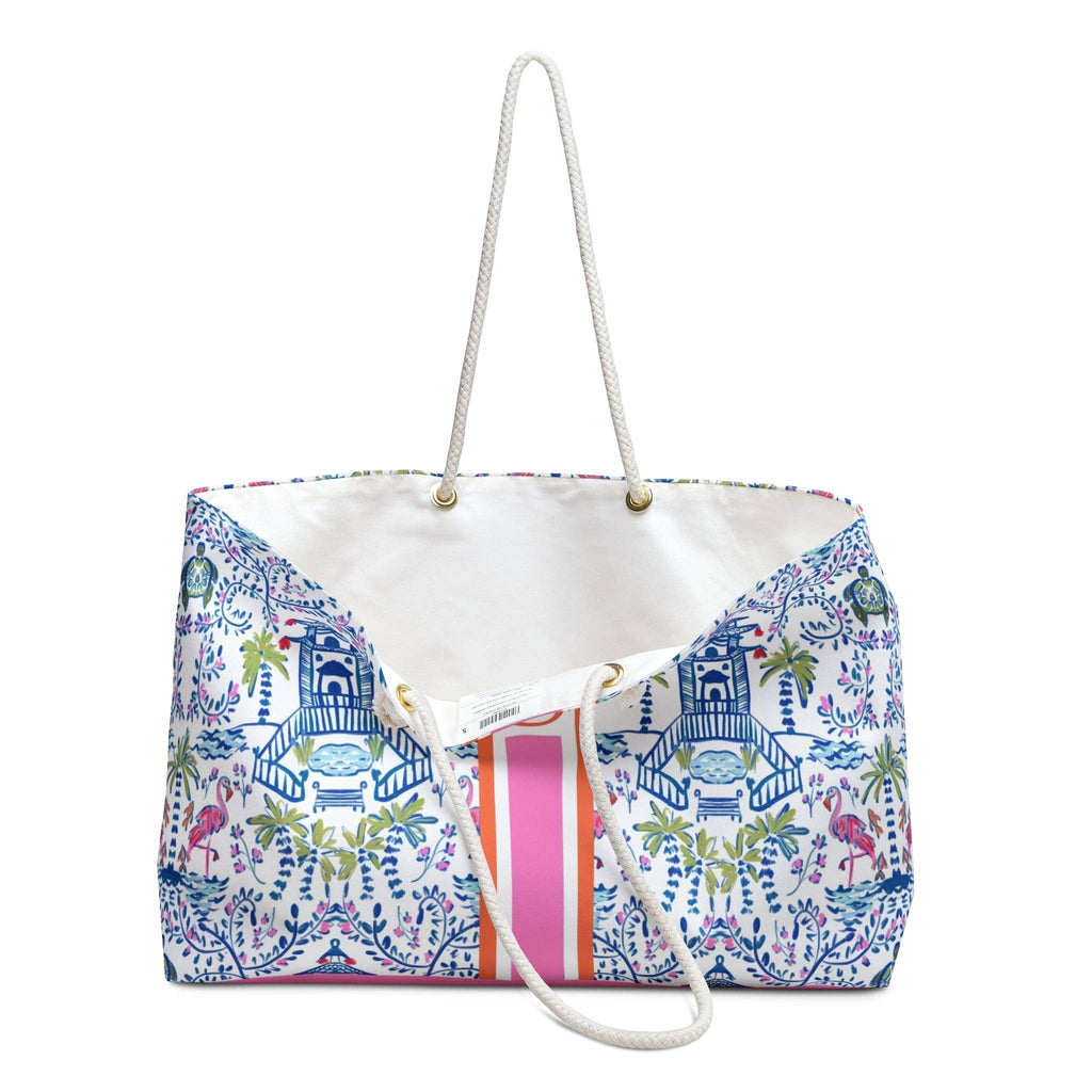 Britt Mills Mahjong Tote Bags: Palm Beach