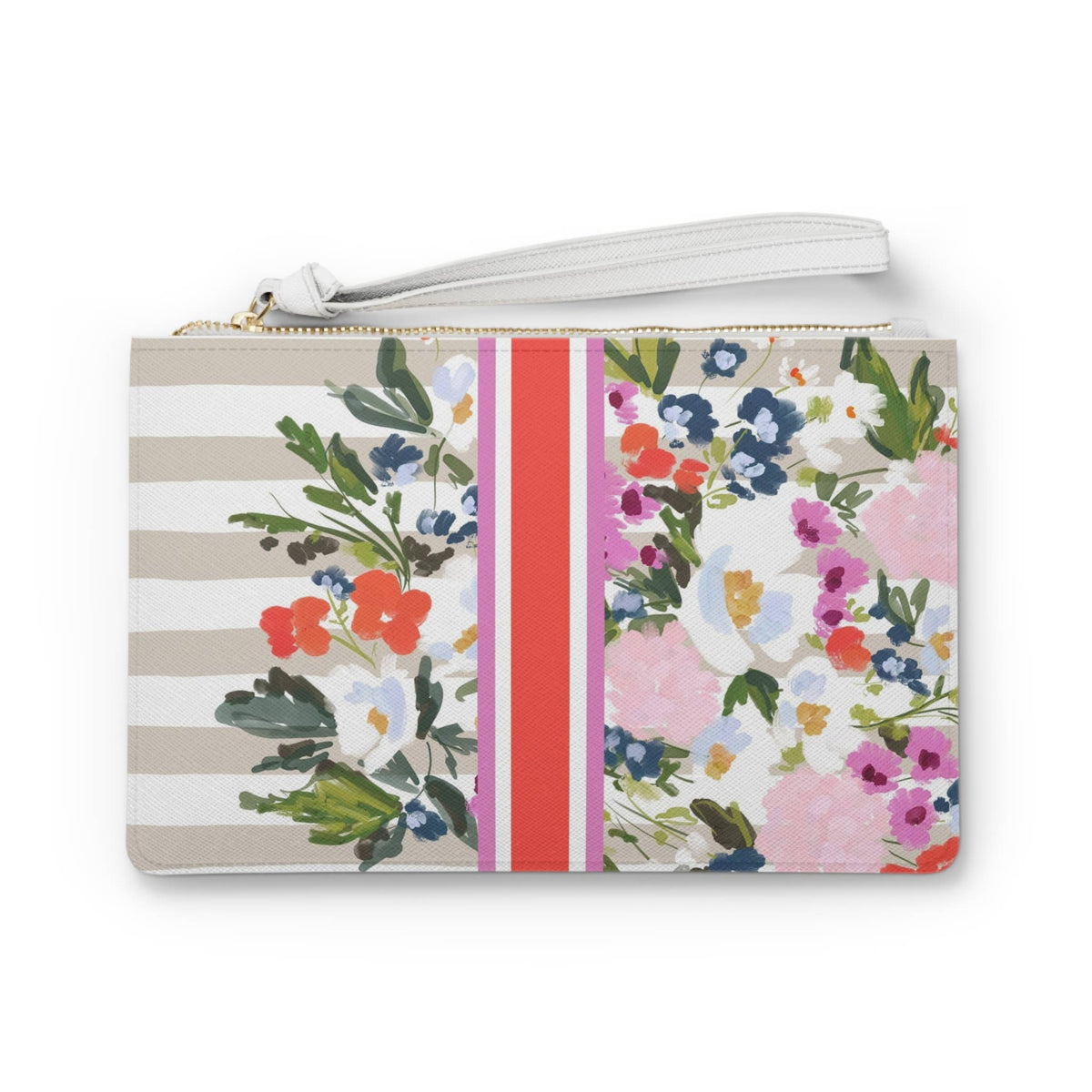 Britt Mills Mahjong Card Pouch (Faux-Leather): Palm Beach