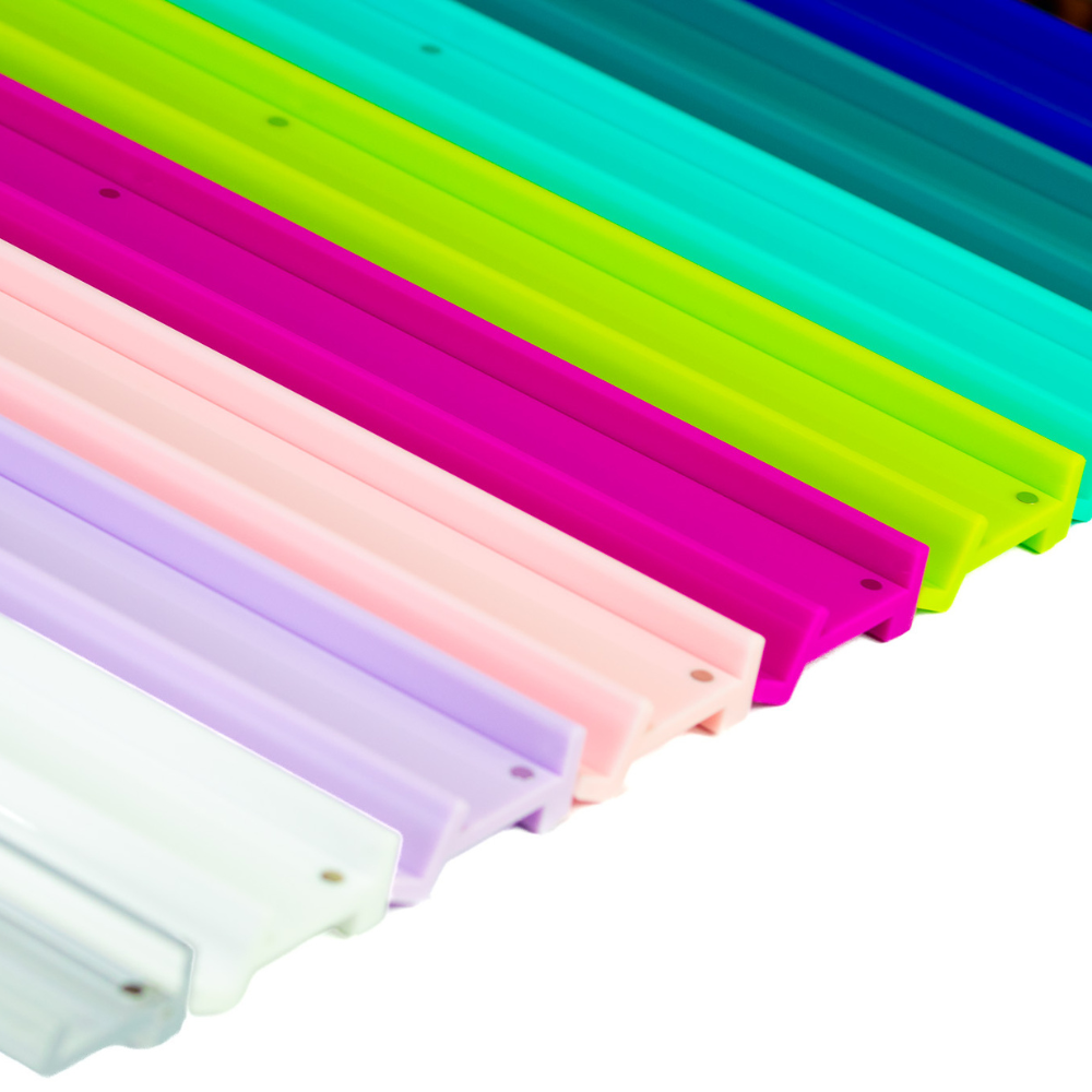 MAHJONG RACKS MFM | Premium Acrylic | 4 Racks + 4 Pushers: Solid Macaron Pink