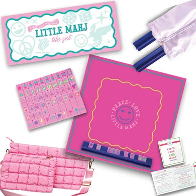 Little Mahj Pretty in Pink - Kids Mahjong Set - PLM