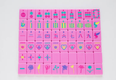 Little Mahj Pretty in Pink - Kids Mahjong Set - PLM