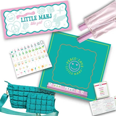 Little Mahj Vibrant Vibes - Kids Mahjong Set - PLM